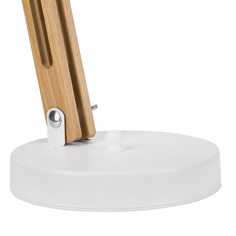 Настільна лампа MARCELLO 1x E27/60 Вт/230 В Біла, фото №5