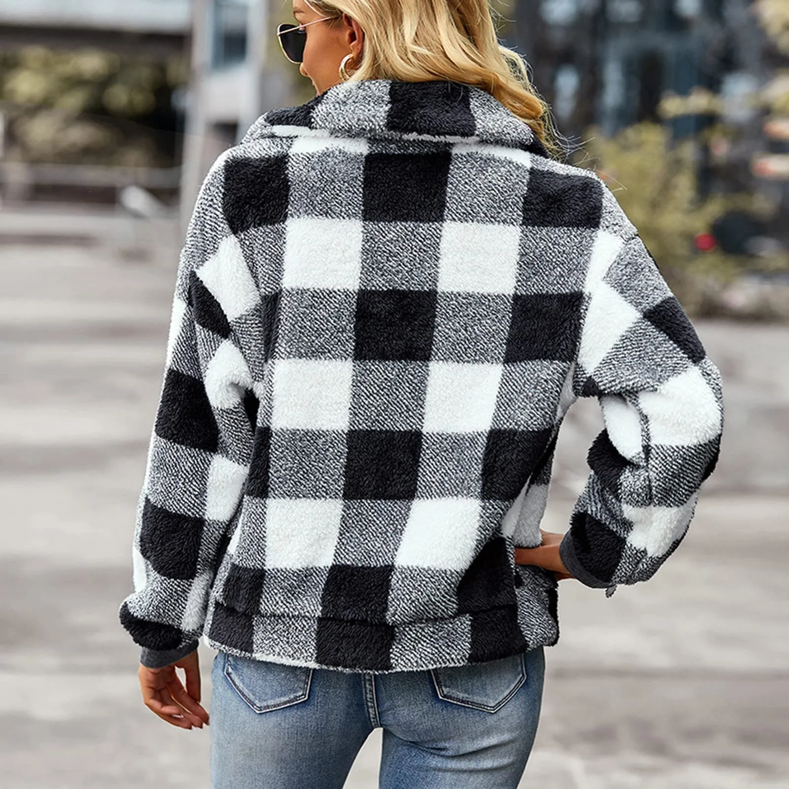 Пальто HKUOPW Різдвяна ніч Приталений з кишенями, фото №3