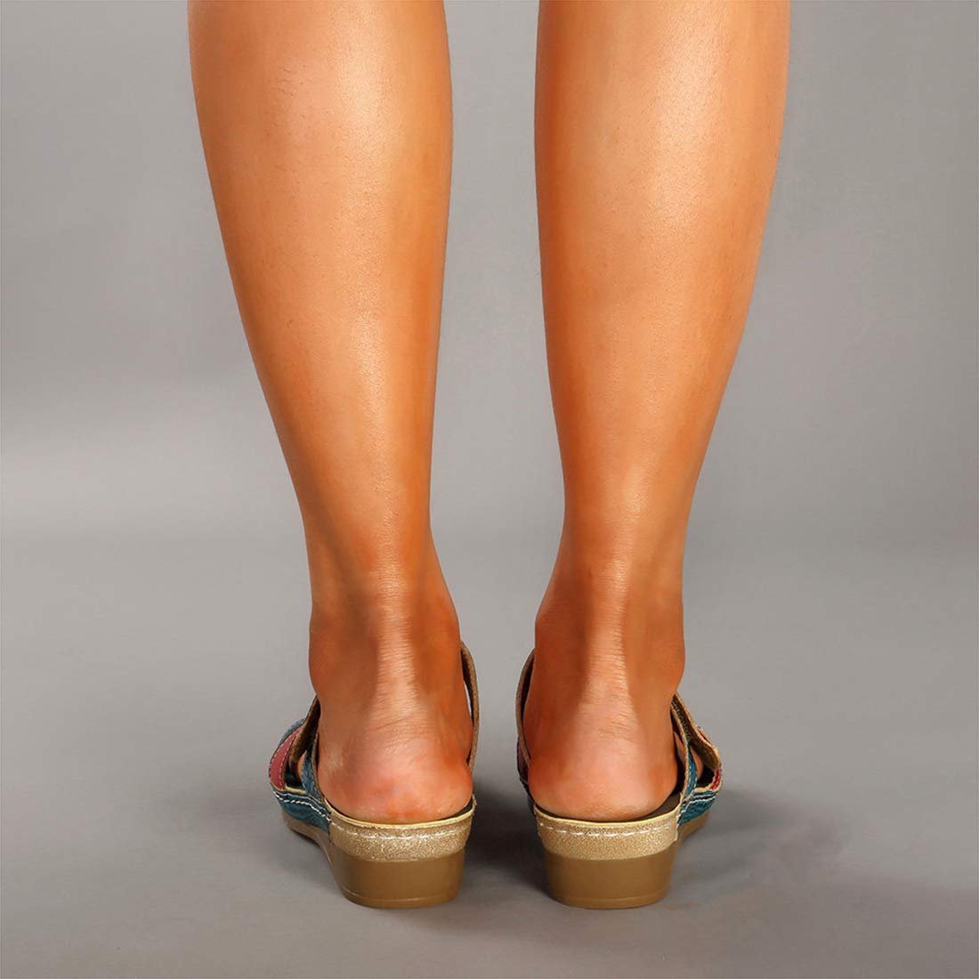 Женские Шлепанцы Мода Этнический Стиль Цветочные, фото №8