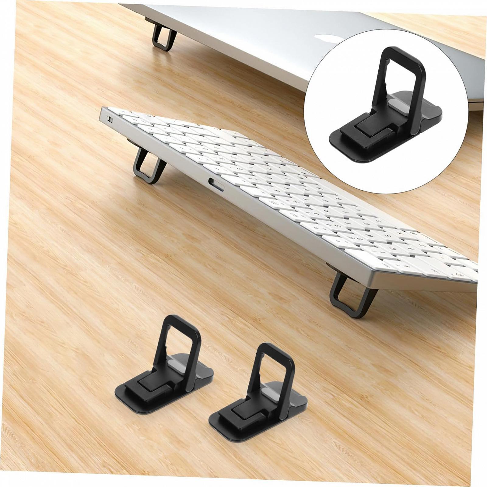 Подставка для ноутбука складная Operitacx эргономичная с невидимой спинкой, мини, компактная, для здоровой осанки, совместима со всеми ноутбуками, фото №5