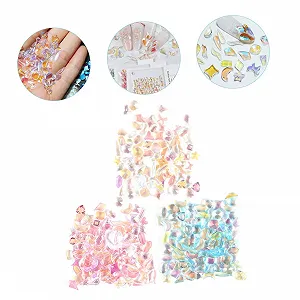 Стрази 3 пакетики Смола Стрази Flatback для саморобних прикрас synthetic.ua - Фото 1