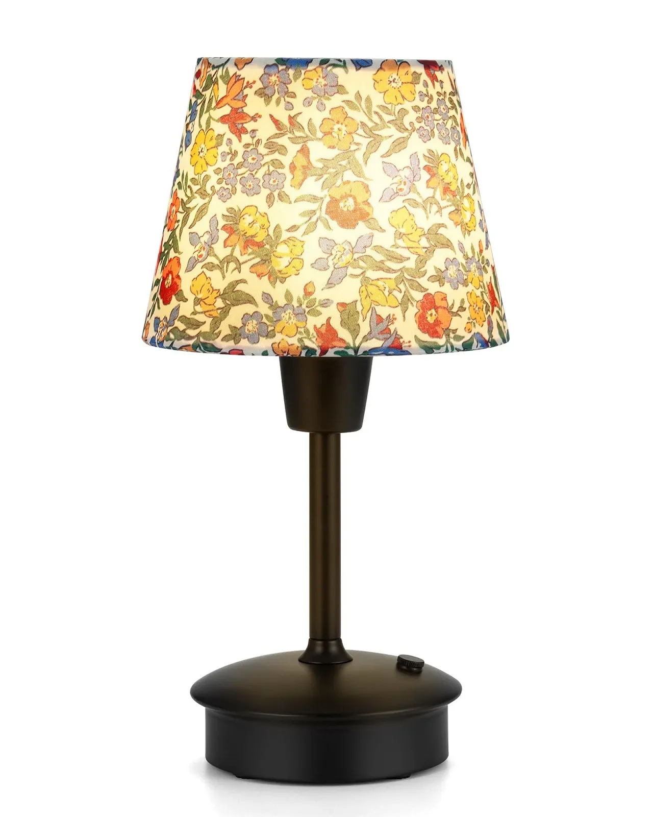 Настільна лампа EGOBASIC акумуляторна світлодіодна сенсорна антична чорна, фото №1