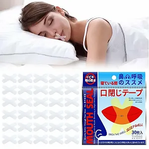 Пластыри для рта для сна (30 шт.) улучшают сон и дыхание для мужчин и женщин - Фото 1