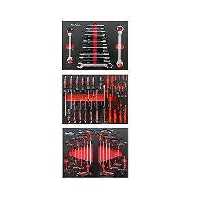 Набір інструментів Mephisto 3 вставки з викрутками, шестигранними гніздами, шестигранними гніздами - Фото 1