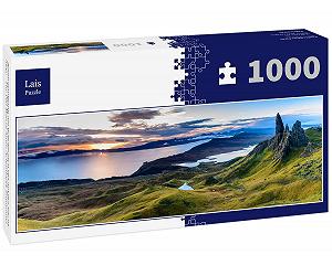 Пазл Lais Puzzle Восход солнца, Остров Скай - Олд-Ман-оф-Сторр, Шотландия Панорама 1000 элементов - Фото 1