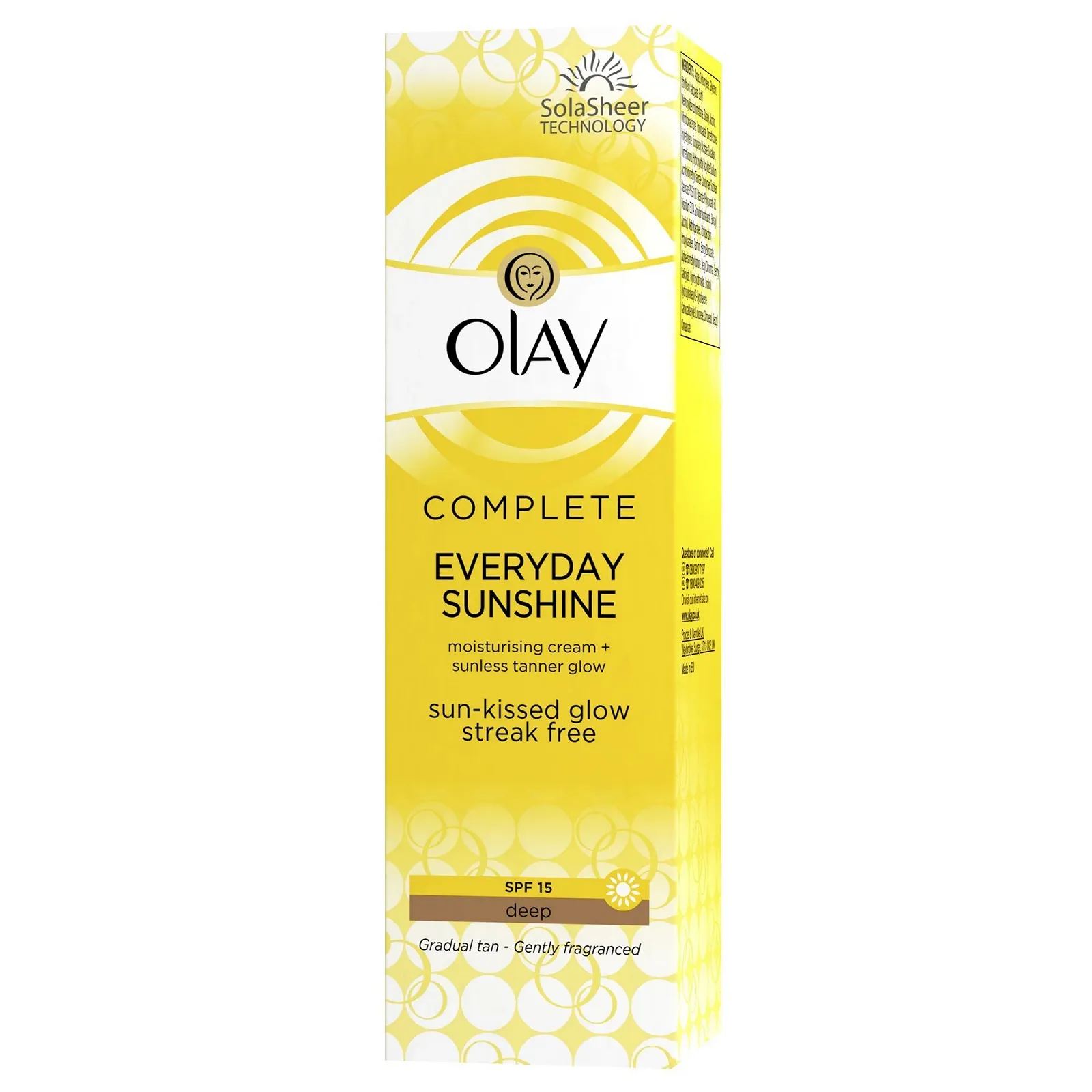 Зволожувальний крем Olay Essentials Complete Care Everyday Sunshine Deep Sun-Kissed Glow, фото №4 Зволожувальний крем Olay Essentials Complete Care Everyday Sunshine Deep Sun-Kissed Glow, фото №4