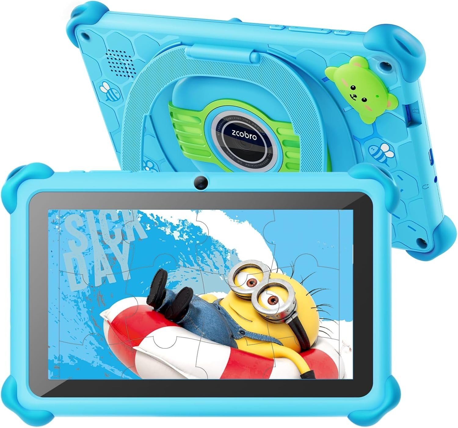 Планшет 7" Zcobro Kids710 2/32Гб 4 ядра Android 10 Black-Blue, фото №1