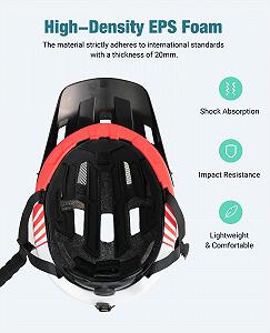 Шолом Favoto MTB з козирком, легкий, технологія Double Inmould, для чоловіків та жінок synthetic.ua - Фото 1
