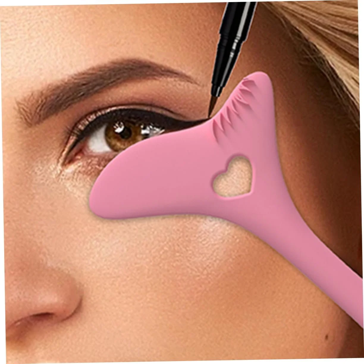 Трафареты для подводки глаз CRILSTYLEO розовый, фото №7