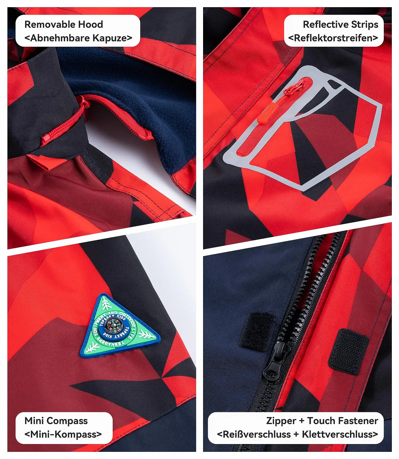 Дитяча Куртка-Дощовик LAUSONS Камуфляжна Водонепроникна, фото №5 Дитяча Куртка-Дощовик LAUSONS Камуфляжна Водонепроникна, фото №5