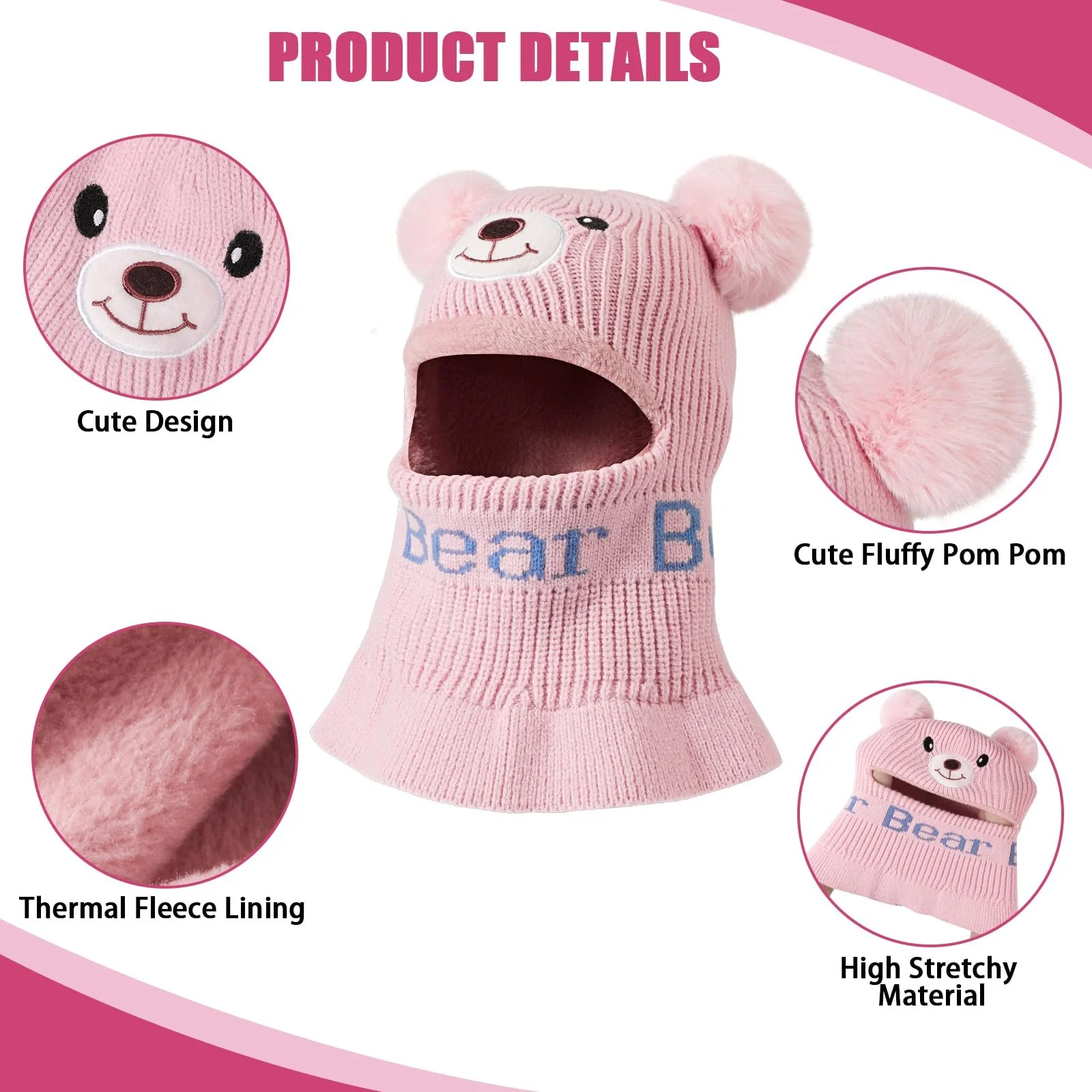 Детская шапка AYPOW Слип-он, теплая, фото №2 Детская шапка AYPOW Слип-он, теплая, фото №2