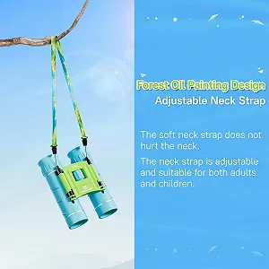 Бінокль QUNSE Mini 10 x 25 Blue Green synthetic.ua - Фото 1