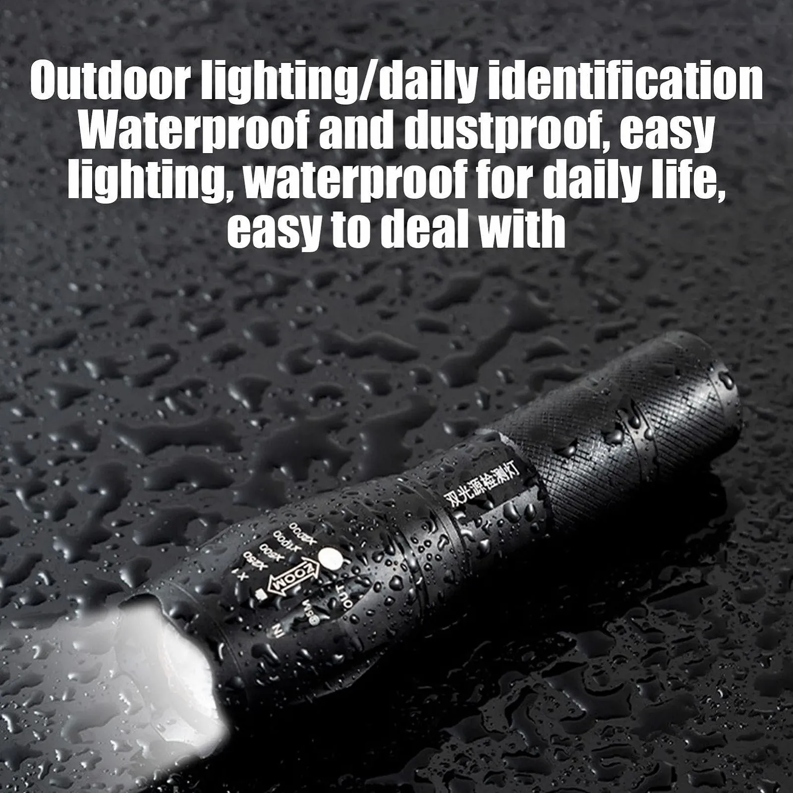 Ручной УФ фонарь Generisch с УФ и белым светом, зумом, фото №8 Ручной УФ фонарь Generisch с УФ и белым светом, зумом, фото №8