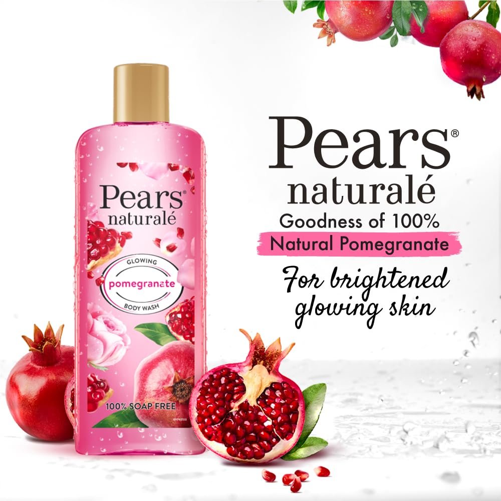 Гель для душа Pears Naturalé Pomegranate Увлажняющий 6 x 250 мл, фото №2
