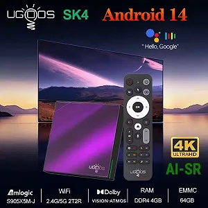 Медиаплеер Ugoos Amlogic S905X5M-J 4/64 WIFI6 AI-SR Dolby Vision цена на synthetic.ua - Фото 1 Медиаплеер Ugoos Amlogic S905X5M-J 4/64 WIFI6 AI-SR Dolby Vision synthetic.ua - Фото 1