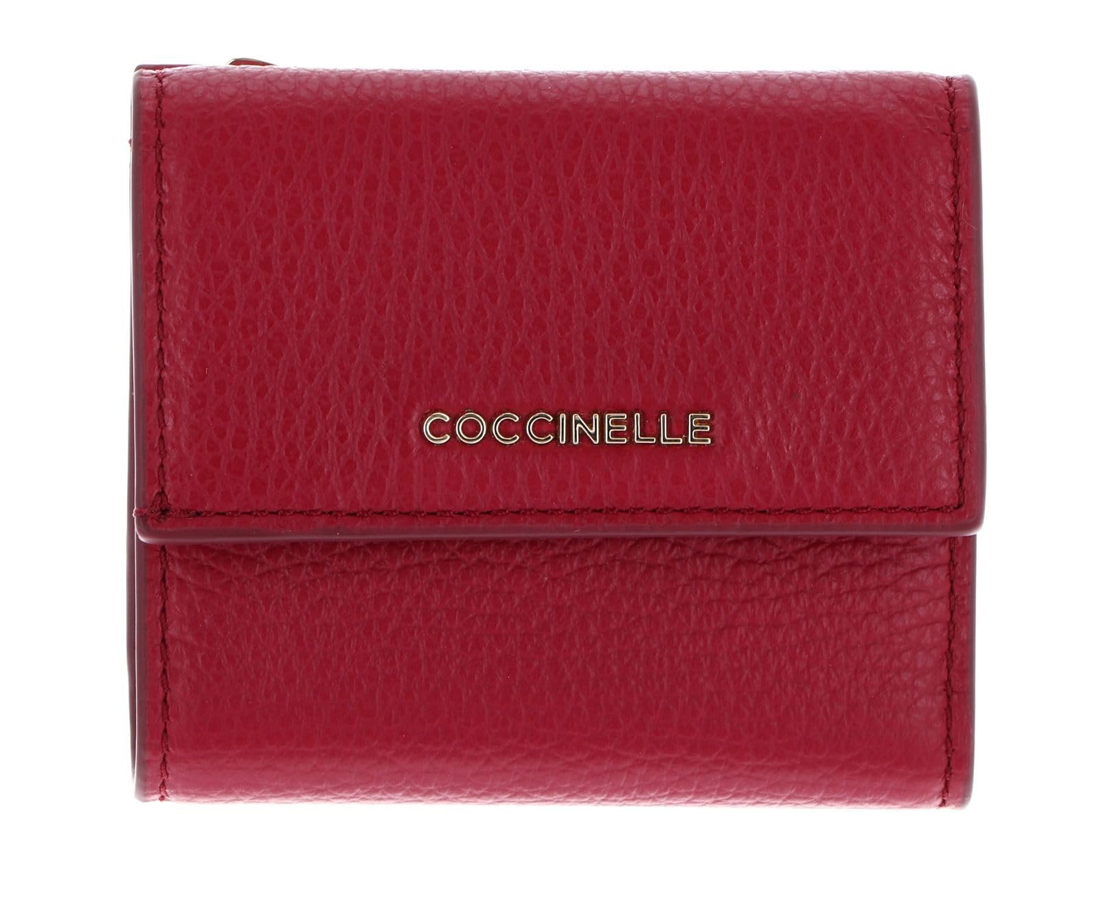 Кошелек Coccinelle Metallic Soft Кожа Grained Sangria, Sangria, фото №4