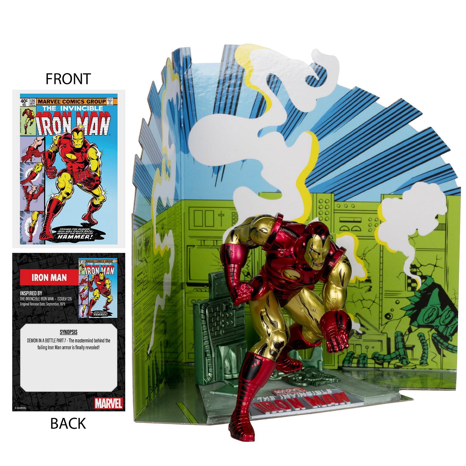 Фігурка McFarlane Toys Marvel Залізна людина, масштаб 1:10 (The Invincible Iron Man 126), фото №4