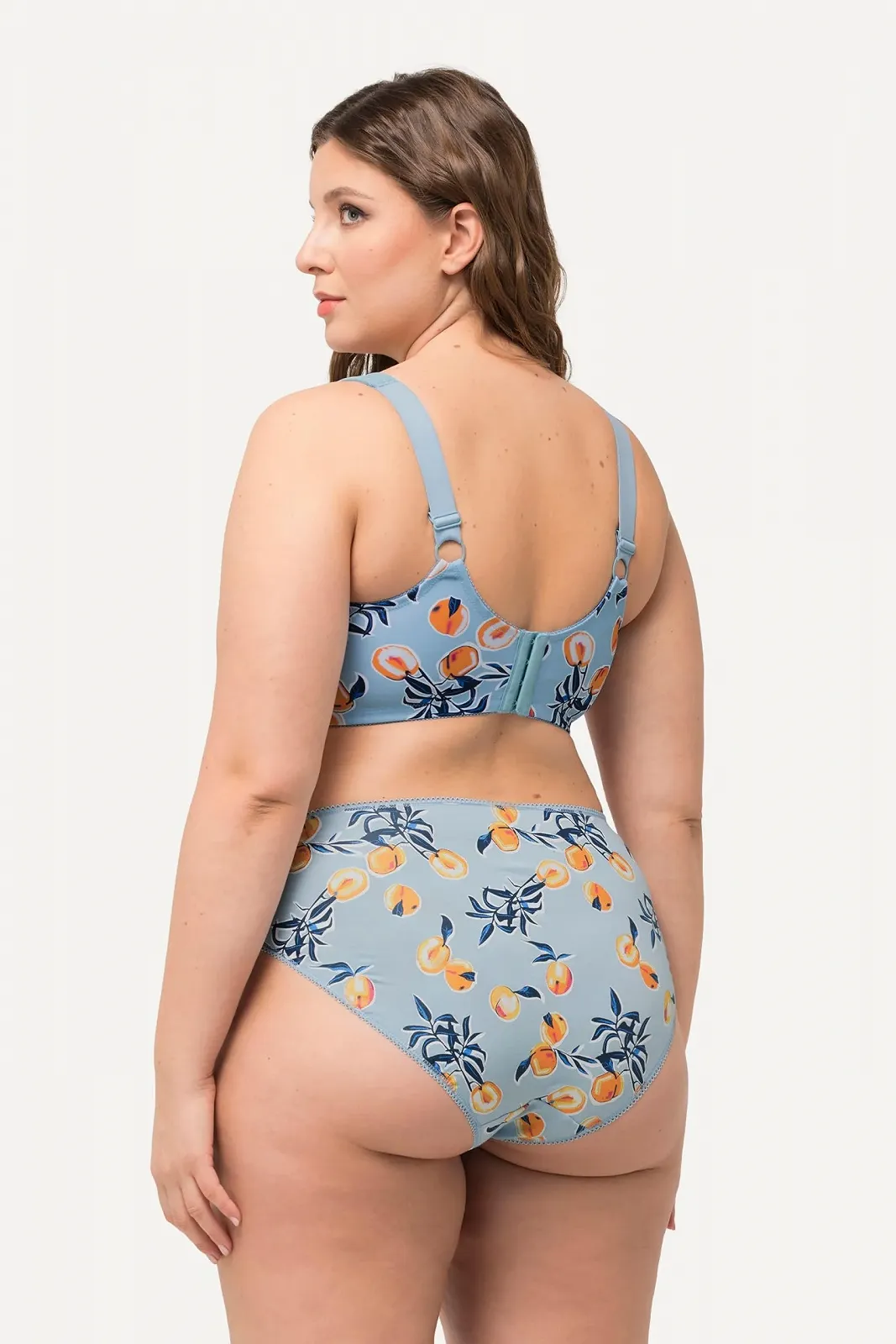 Бюстгальтер Ulla Popken 826860 Plus Size розвантажувальний без кісточок Персиковий, фото №6 Бюстгальтер Ulla Popken 826860 Plus Size розвантажувальний без кісточок Персиковий, фото №6