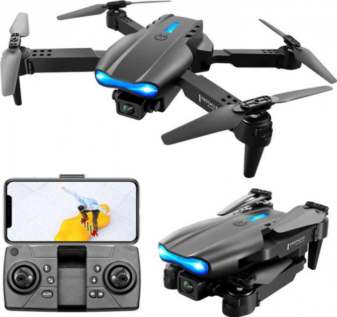 Квадрокоптер К3 E99 Pro з 4K камерою до 30 хв кейс Black 050454 Drone, фото №2