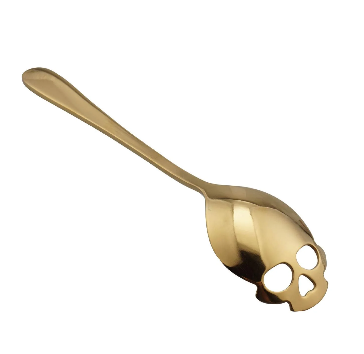 Ложка Wahdawn Череп з нержавіючої сталі для кави, чаю, цукру, подарунок на Хелловін, 4 шт, фото №5