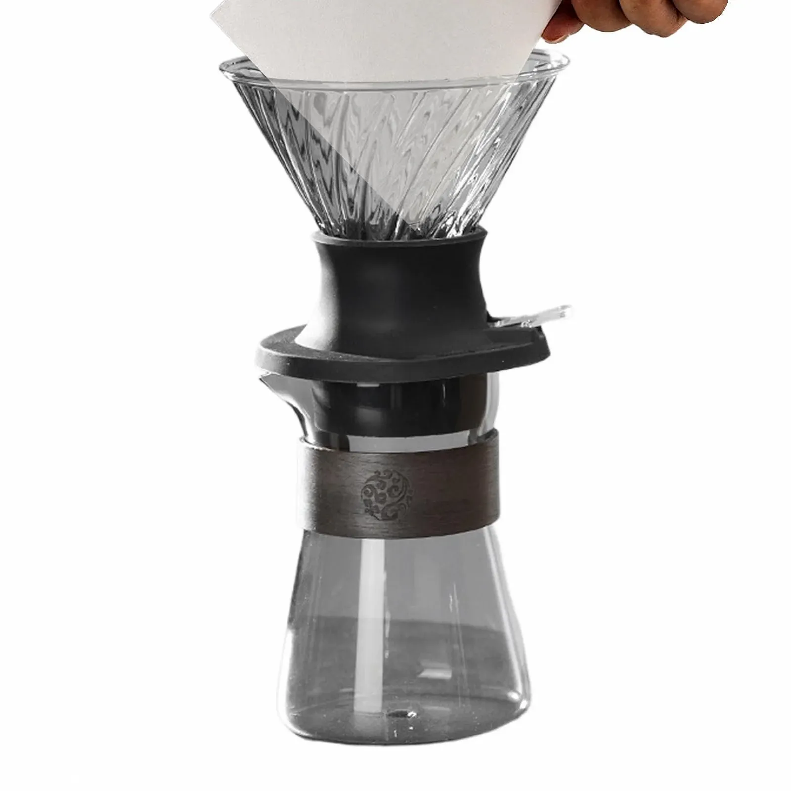 Пуровер для приготовления кофе со быстрой фильтрацией Градиентный, фото №1