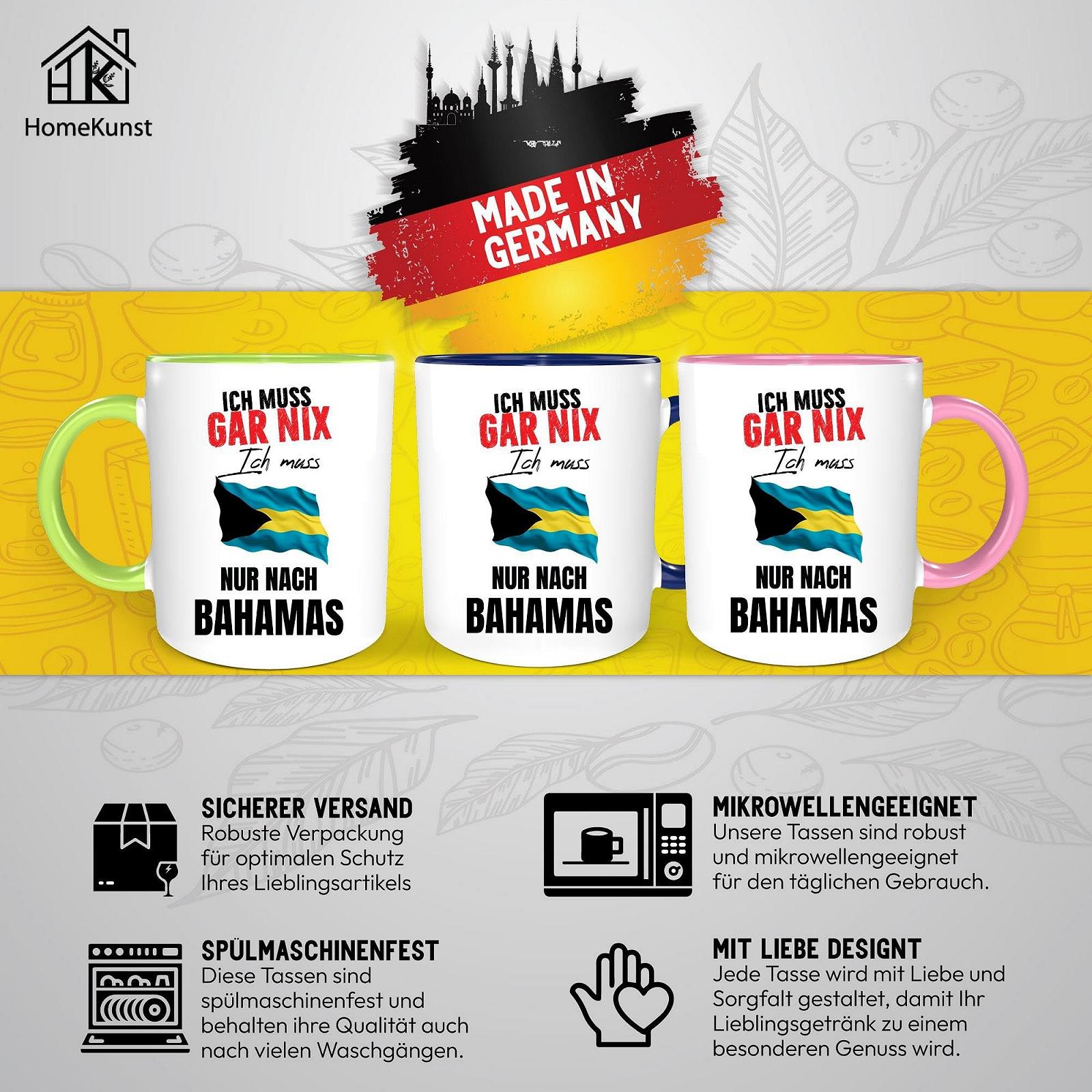 Кружка BAHAMAS Напис Жовтий, фото №2