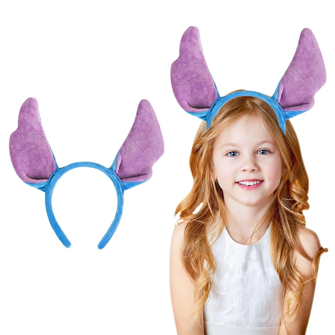 Аксессуар для волос Плюшевые ушки Голубой, фото №1