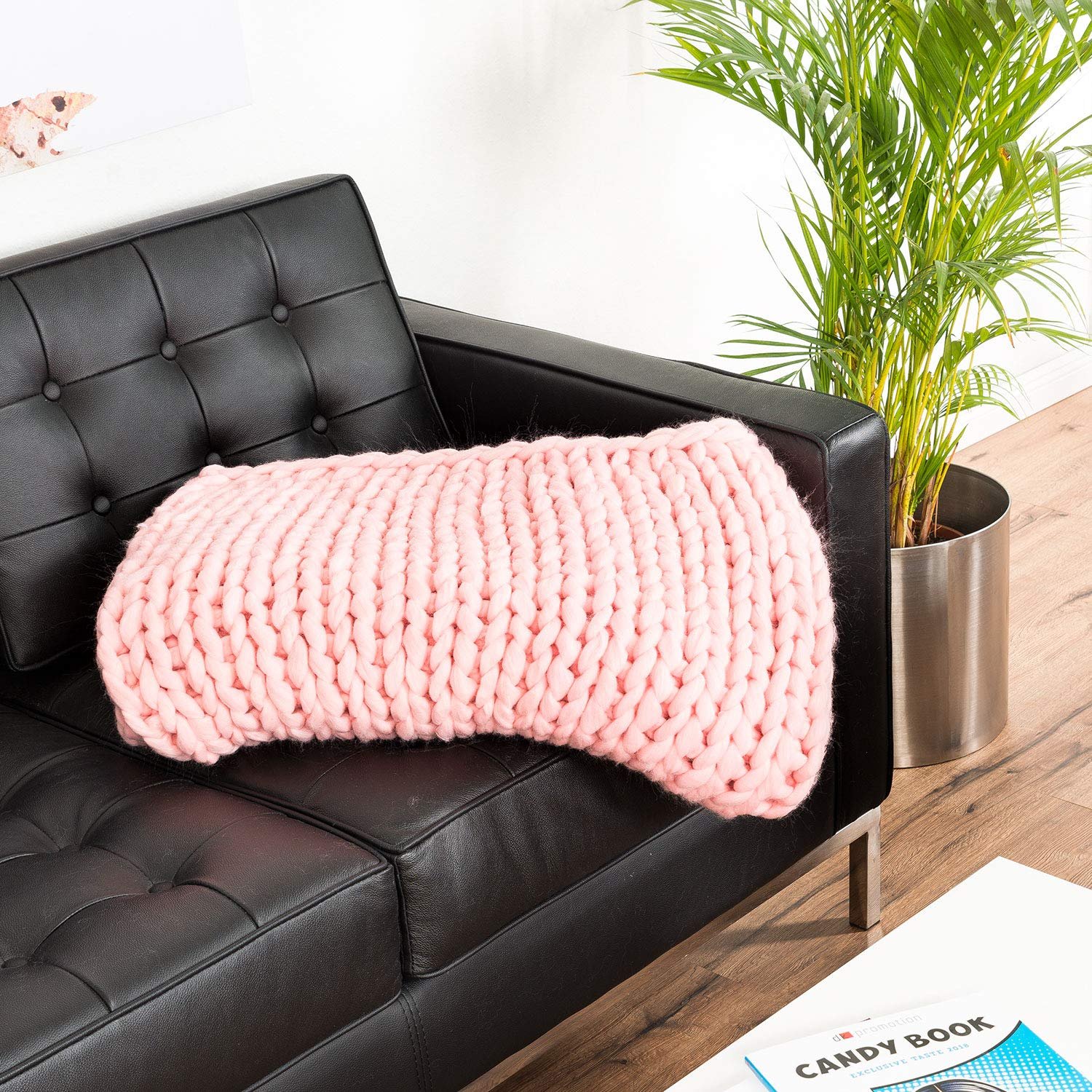 В'язаний Плед Feluna Об'ємний В'язаний Вовняний Плед, В'язане Покривало для вітальні, фото №3 В'язаний Плед Feluna Об'ємний В'язаний Вовняний Плед, В'язане Покривало для вітальні, фото №3