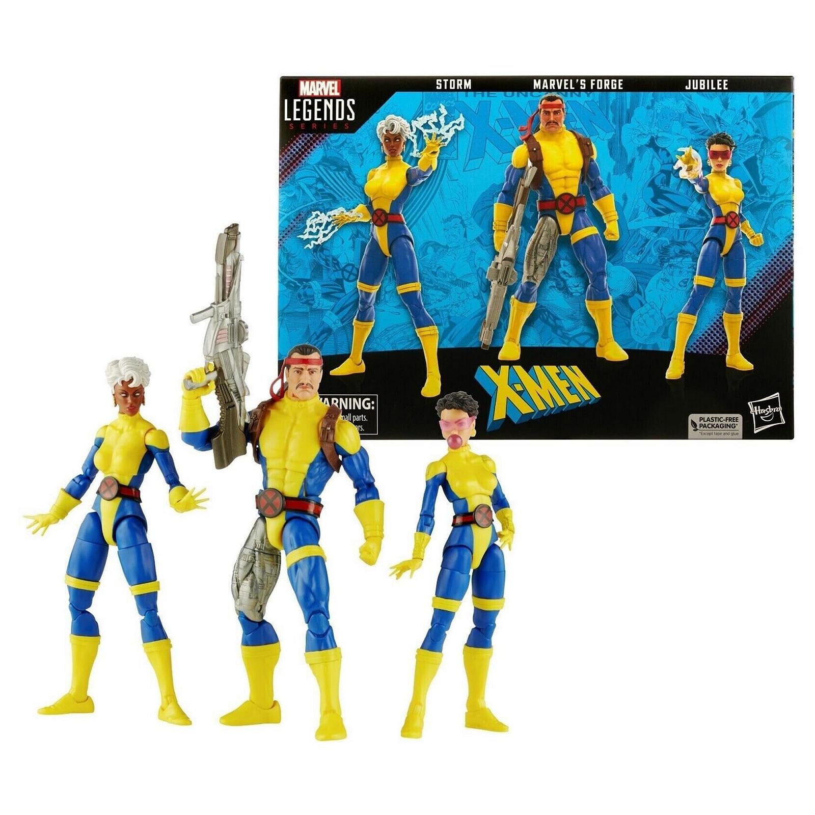 Набір екшн-фігурок Marvel Legends Forge, Storm & Jubilee X-Men, присвячений 60-річчю, 15,24 см, фото №9