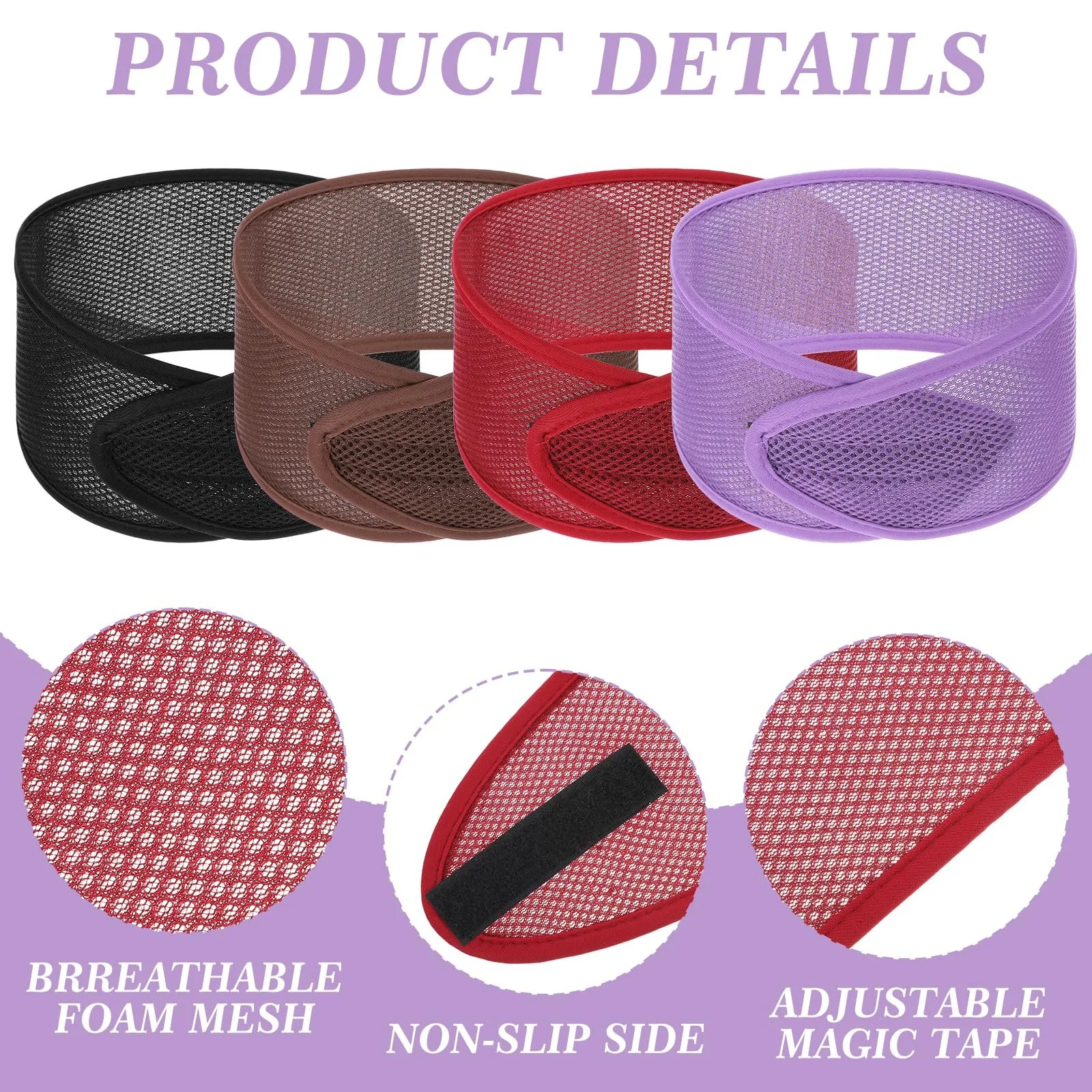 Набір косметичних пов'язок для волосся, фото №3 Набір косметичних пов'язок для волосся, фото №3