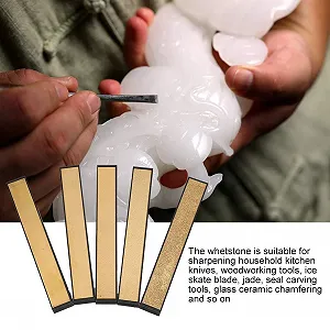 Ручне точило для ножів Набір діамантових каменів 5 шт. титанове напилення 80-2000 Grit synthetic.ua - Фото 1