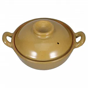 Горшок для тушения традиционный Garneck глиняный с одной ручкой жаропрочный - Фото 1