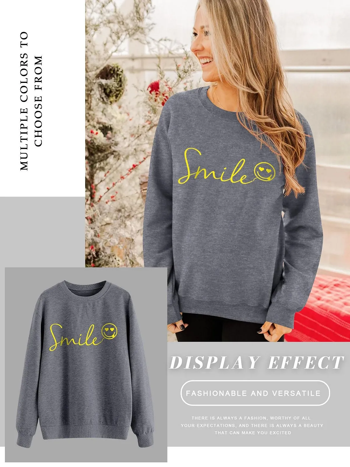 Світшот Dresswel Жіночий З принтом У вигляді Смайлика, фото №4