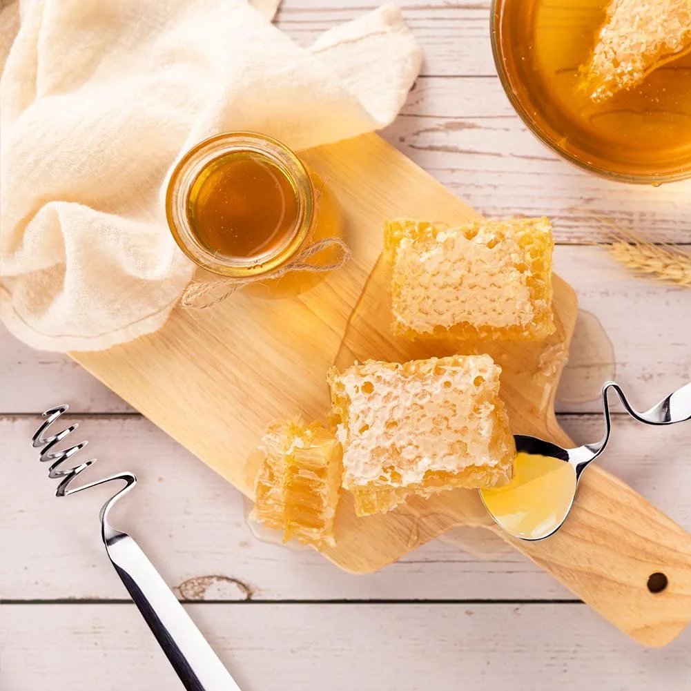 Ложка для меду нержавіюча сталь, набір, фото №7