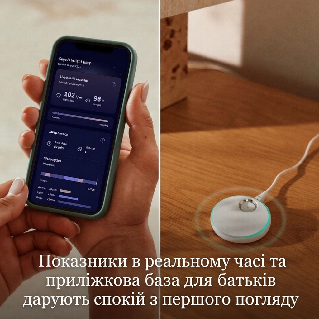 Смарт-шкарпетка для моніторингу сну та здоров'я дитини Owlet Dream Sock Розовый, фото №3