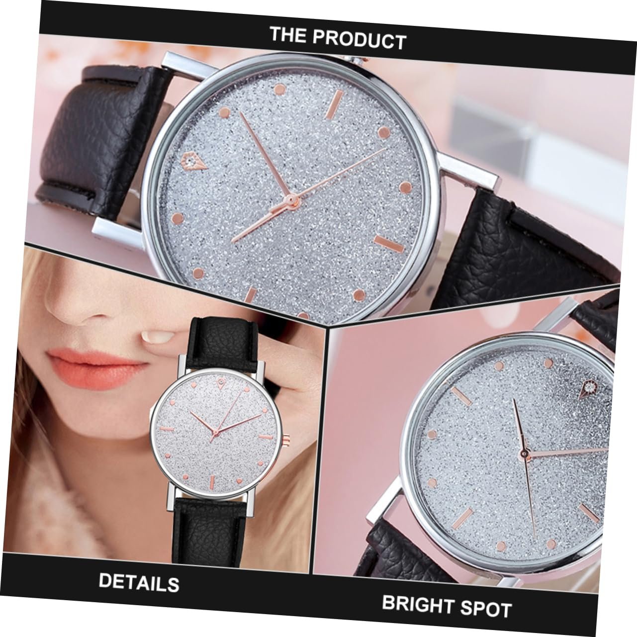 Часы женские PartyKindom Quartz с регулируемым ремешком, фото №5