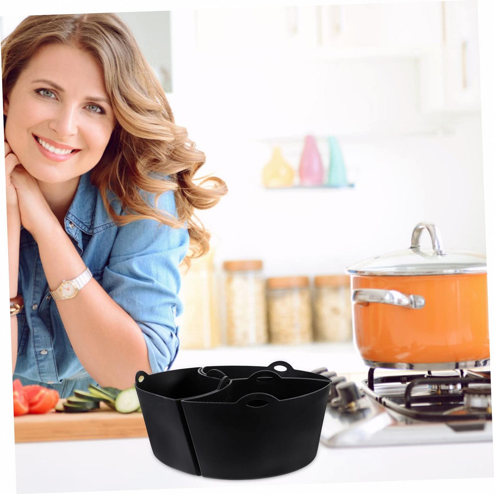 Вставка MUCKLILY Slow Cooker Abnehmbare Herdeinlage Topfeinsatz Kieselgel, фото №5