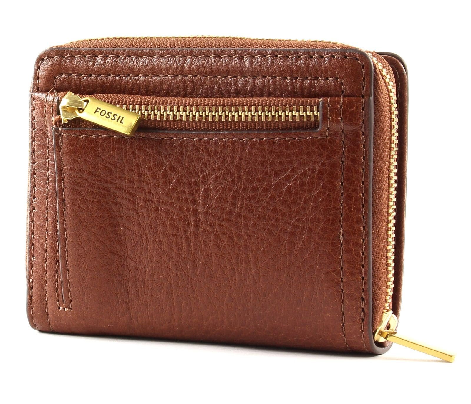 Гаманець Fossil Logan Zip Clutch Коричневий, фото №4