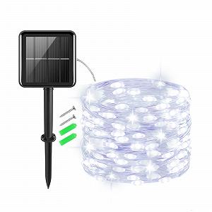 Гирлянда Gcstnn Solar 5 м 50 LED, холодный белый - Фото 1
