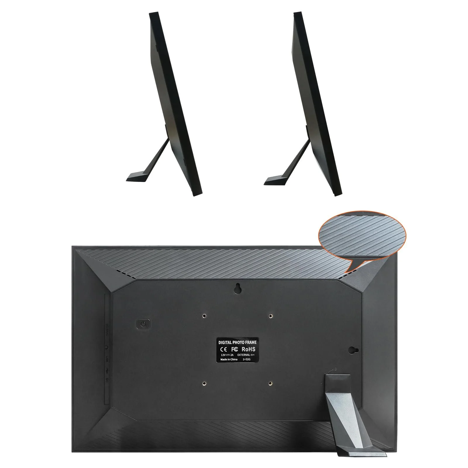 Цифровая фоторамка Frameo 15.6 дюйма FHD 1920 x 1080 IPS Touch Screen WiFi 32 GB Auto Rotation Wall-Mountable, фото №8 Цифровая фоторамка Frameo 15.6 дюйма FHD 1920 x 1080 IPS Touch Screen WiFi 32 GB Auto Rotation Wall-Mountable, фото №8
