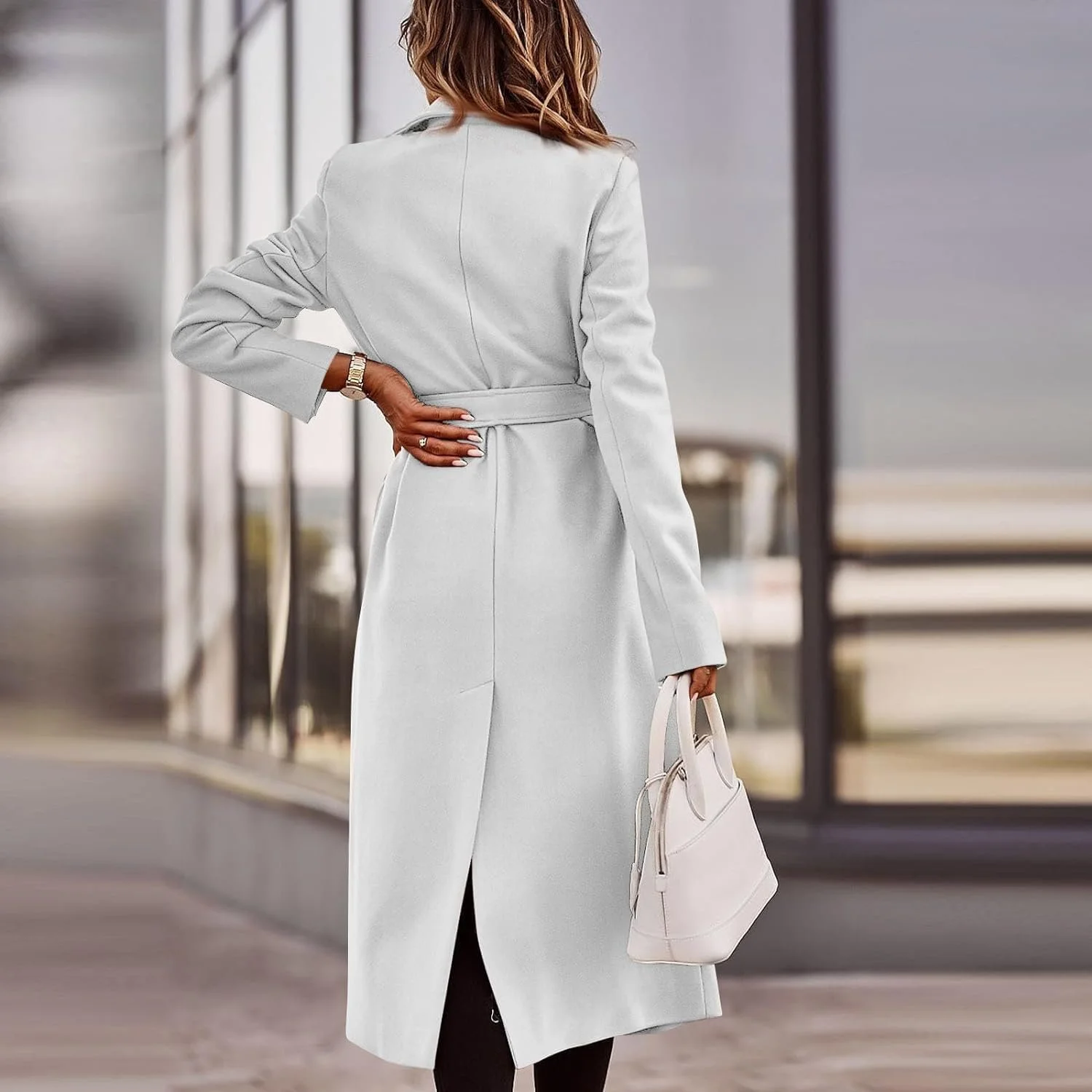 Пальто Youning Зимнее Женское Длинное, фото №4