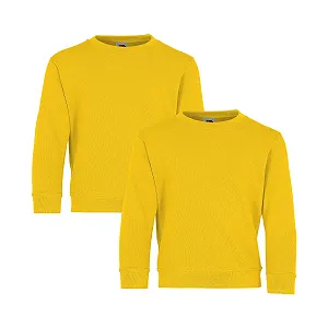 Комплект детских свитшотов Fruit of the Loom Classic, 2 шт. + тканевая сумка из ткани, 24 - 104 116 128 140 152 164 - разные цвета - Фото 1