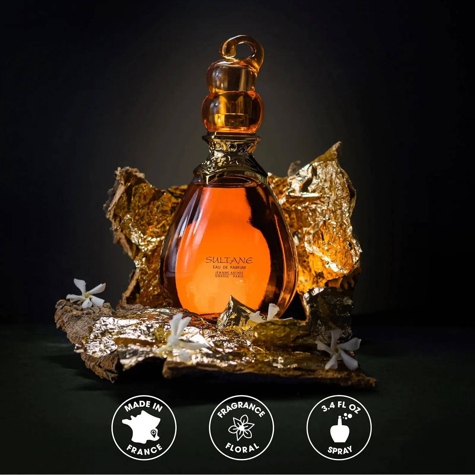 Парфумована вода JEANNE ARTHES Sultans Квітковий, Сандал і Мускус 100 мл, фото №3