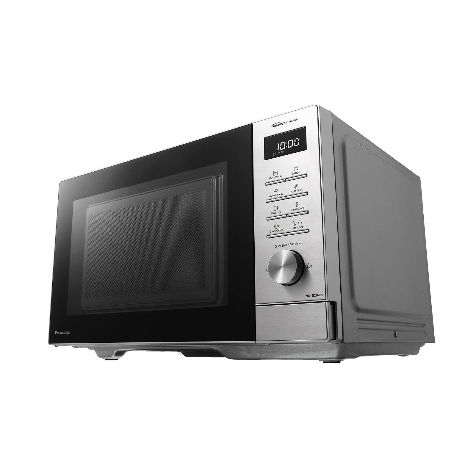 Мікрохвильова піч Panasonic NN-SD36QSEPG Solo 29 л 1000 Вт автоматичне розморожування 11 автоматичних програм таймер срібляста, фото №10