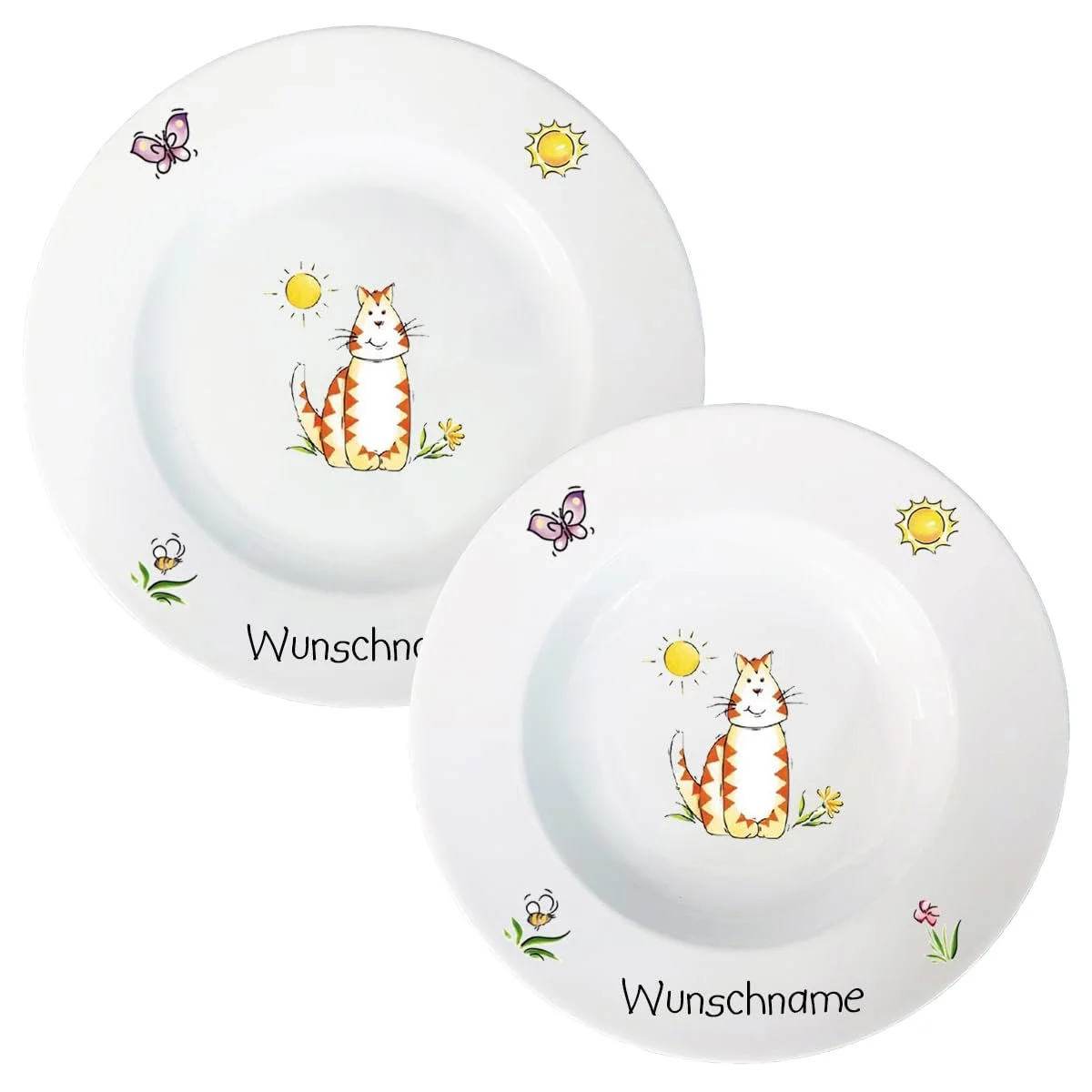 Детский Набор Посуды Тарелка для Супа и Обеденная Тарелка 2 шт. Фарфор, фото №1 Детский Набор Посуды Тарелка для Супа и Обеденная Тарелка 2 шт. Фарфор, фото №1