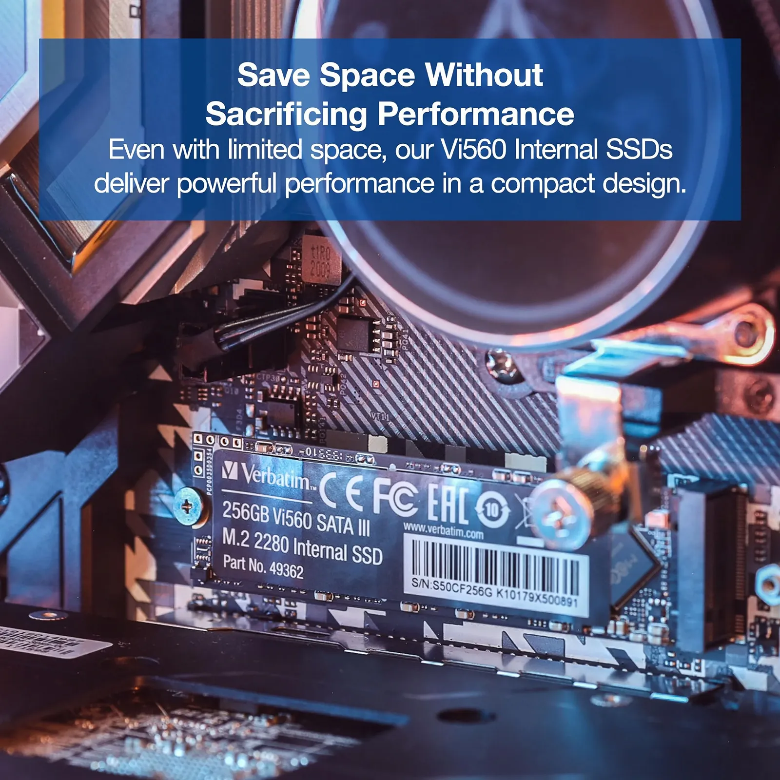SSD-накопичувач Verbatim Vi560 S3 1TB M.2, фото №4