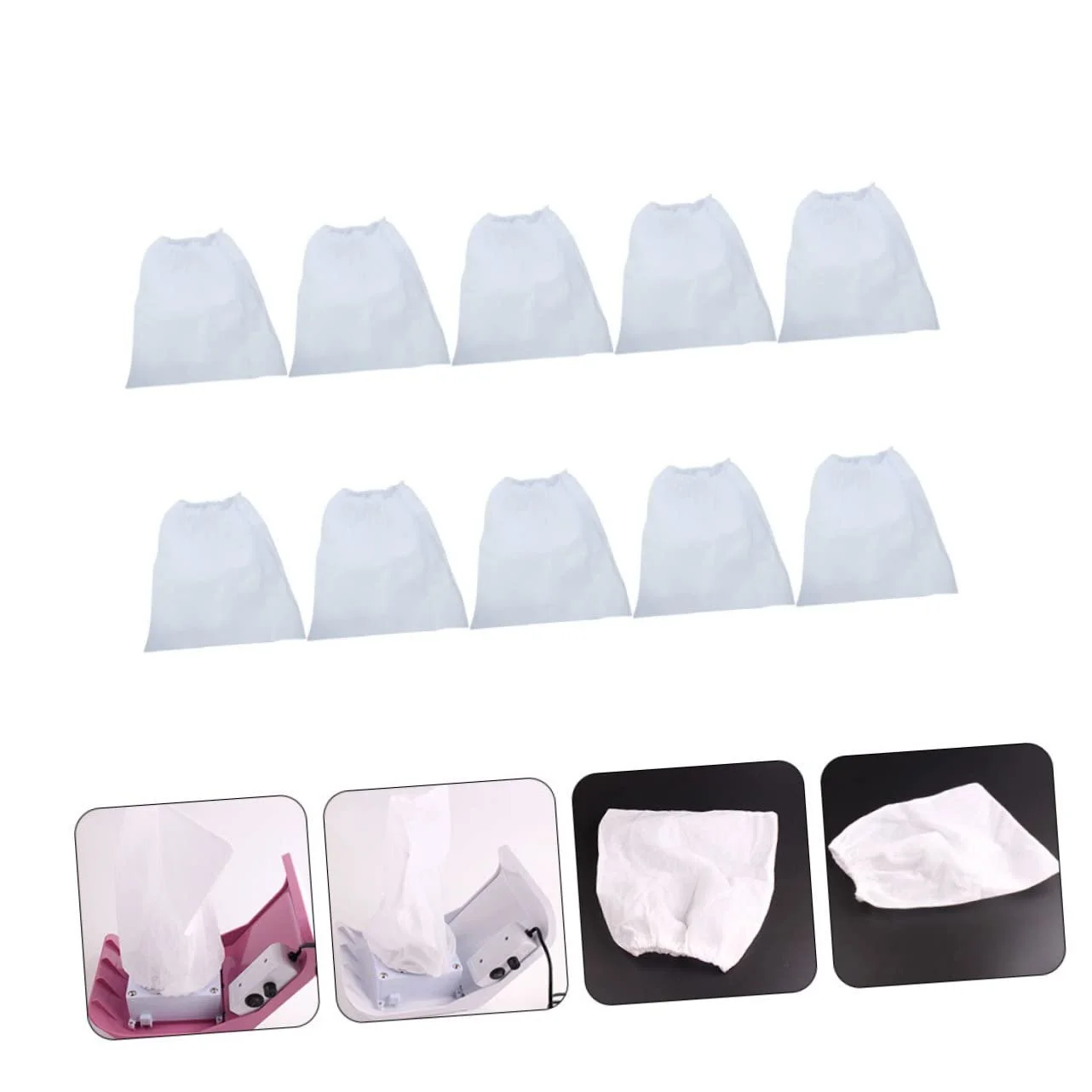 Пылесборник OATIPHO 10 шт., флис, белый, фото №7