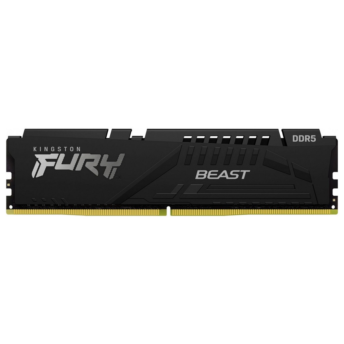 Оперативна пам'ять для комп'ютера Kingston DDR5 32GB 5200 Beast Black RGB (KF552C40BBA-32), фото №1