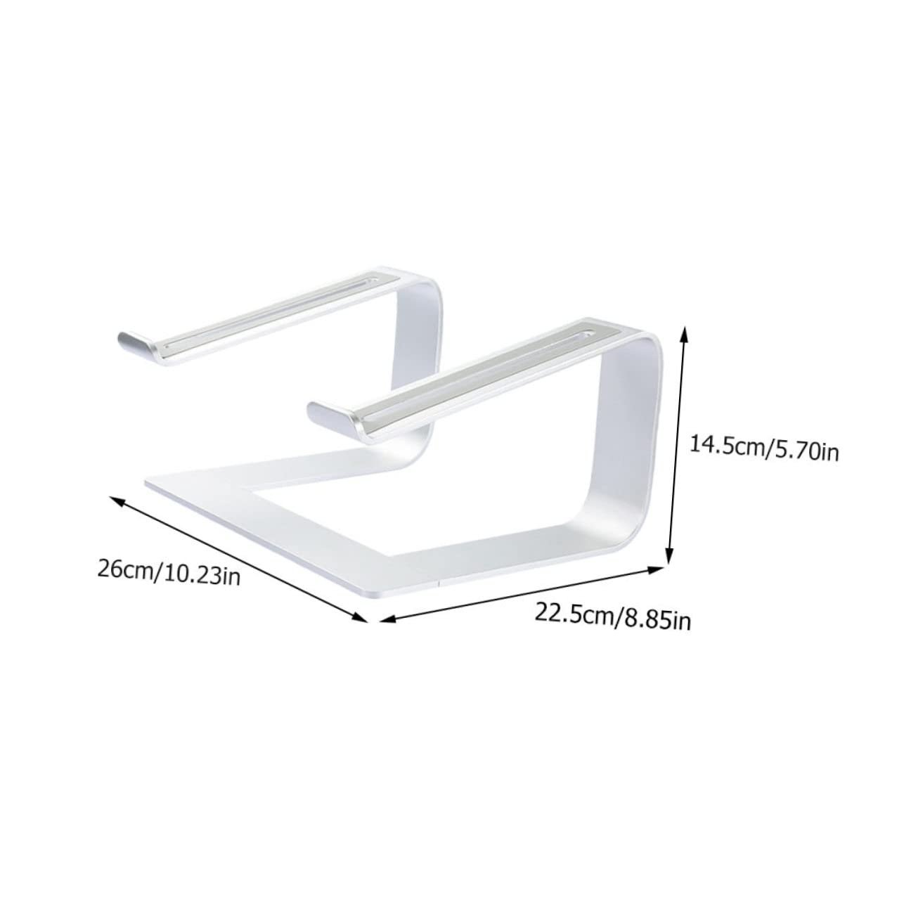 Подставка для ноутбука алюминиевая Gadpiparty со вентиляционным дизайном для дома и офиса, фото №2