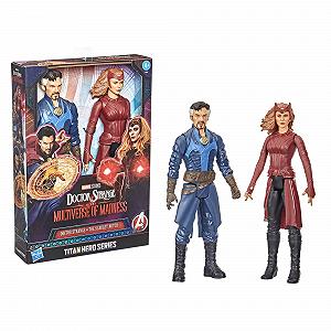 Фігурки Marvel Avengers Titan Hero Series Доктор Стрендж та Алая Відьма 30 см, 2 шт. synthetic.ua - Фото 1